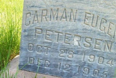 Carman Eugene Petersen on Sysoon