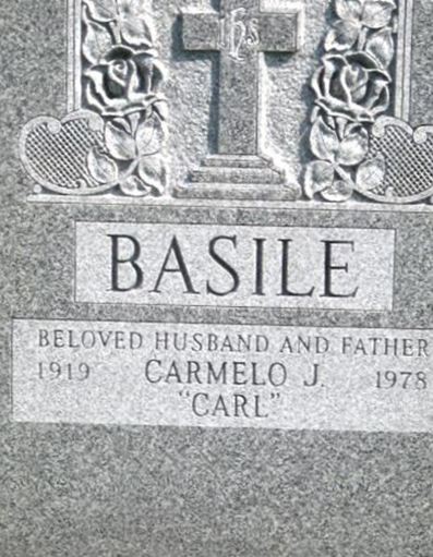 Carmelo J "Carl" Basile on Sysoon