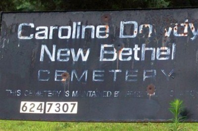 Caroline Dowdy New Bethel Cemetery on Sysoon
