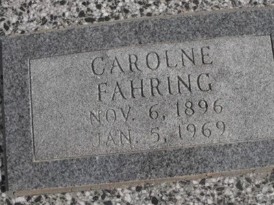 Carolne "Carrie" Fahring on Sysoon