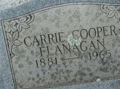 Carrie Cooper Flanagan on Sysoon