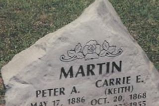 Carrie Evaline Keith Martin on Sysoon