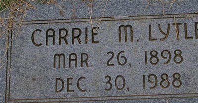 Carrie M Lytle on Sysoon