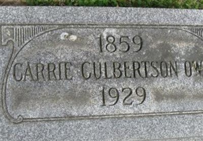 Carrie May Culbertson Owen on Sysoon
