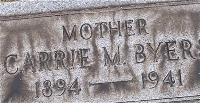 Carrie Murl Lyons Byers on Sysoon
