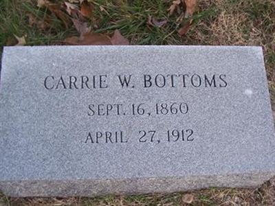Carrie W. Bottoms on Sysoon
