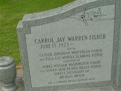 Carrol Jay Warren Fisher on Sysoon