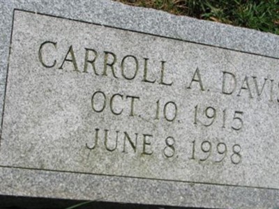 Carroll A. Davis on Sysoon