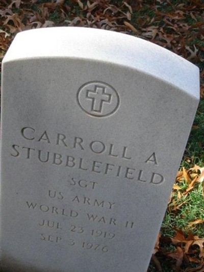 Carroll A Stubblefield, Find a grave on Sysoon Carroll A Stubblefield on Sysoon