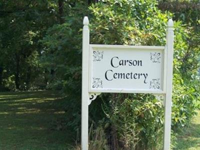 Carson Cemetery on Sysoon