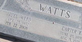 Carter Frederick Watts on Sysoon