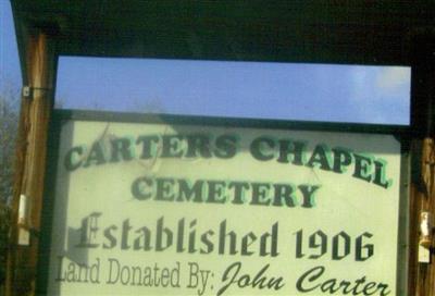 Carters Chapel Cemetery on Sysoon