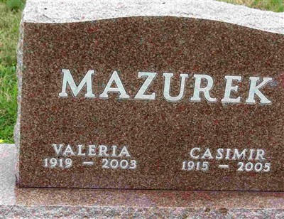 Casimir Mazurek on Sysoon