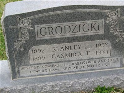 Casmira T. Grodzicki on Sysoon