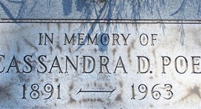 Cassandra Dawson Kiger Poe on Sysoon