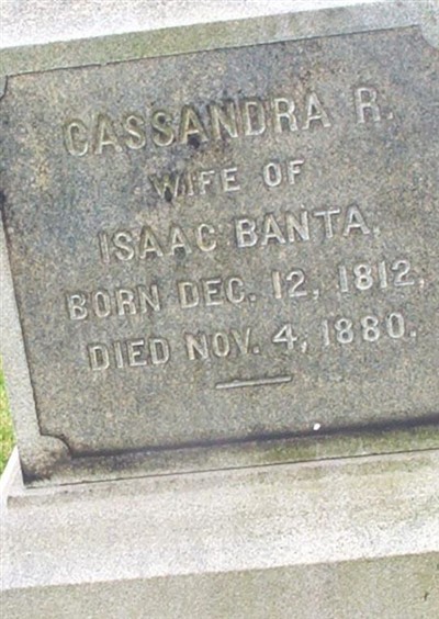 Cassandra R Demarest Banta on Sysoon