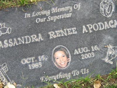 Cassandra Renee Apodaca on Sysoon
