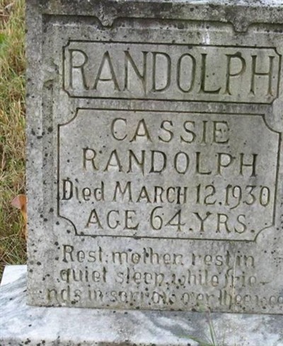 Cassie Daniels Randolph on Sysoon