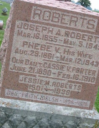 Cassie V. Roberts Porter on Sysoon