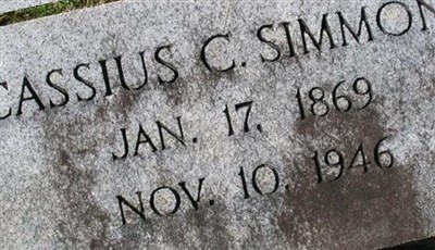 Cassius Clay Simmons on Sysoon