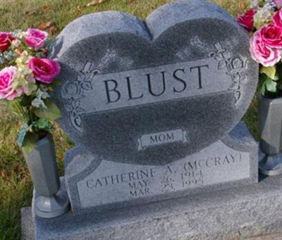 Catheriene A McCray Blust on Sysoon