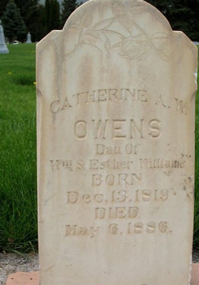 Catherine Ann Williams Owens on Sysoon