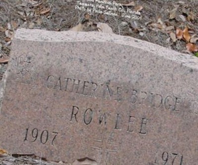 Catherine Bridge Rowlee on Sysoon