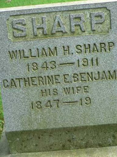 Catherine E. Benjamin Sharp on Sysoon