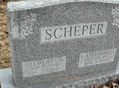 Catherine Gertrude Walsh Scheper on Sysoon