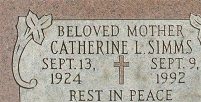 Catherine L Simms on Sysoon