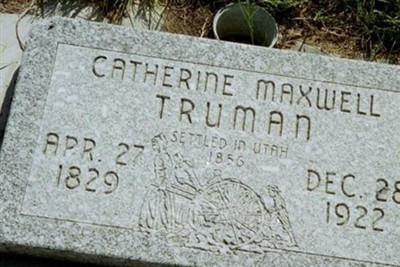 Catherine Maxwell Truman on Sysoon