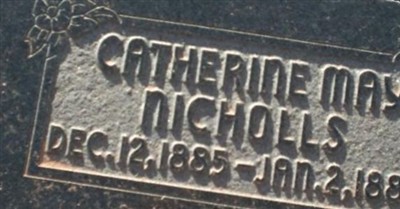 Catherine May Nichols on Sysoon