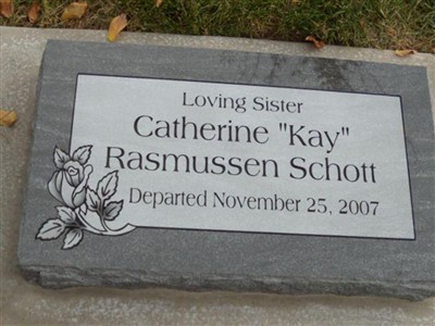 Catherine R. Rasmussen Schott on Sysoon