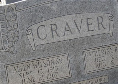 Catherine Redding Craver on Sysoon