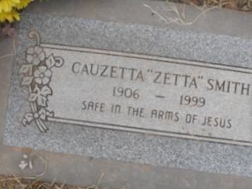 Cauzetta "Zetta" Smith on Sysoon