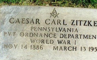 Ceasar Carl Zitzke on Sysoon