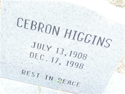 Cebron Higgins on Sysoon