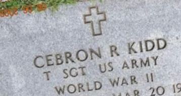 Cebron R Kidd on Sysoon