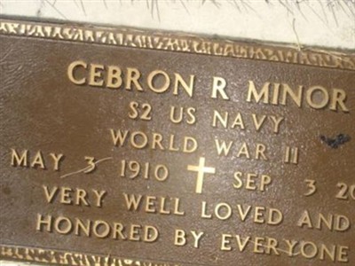 Cebron Ray Minor on Sysoon