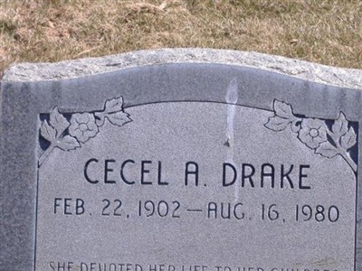 Cecel Alger Lang Drake on Sysoon