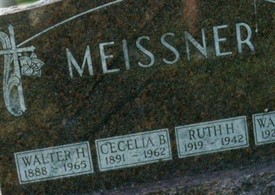 Cecelia Anna Bertha Heuer Meissner on Sysoon