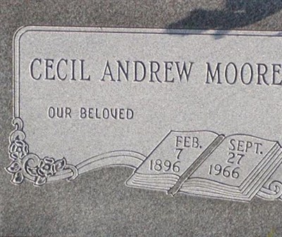 Cecil Andrew Moore on Sysoon