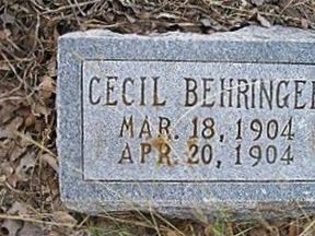 Cecil Behringer on Sysoon