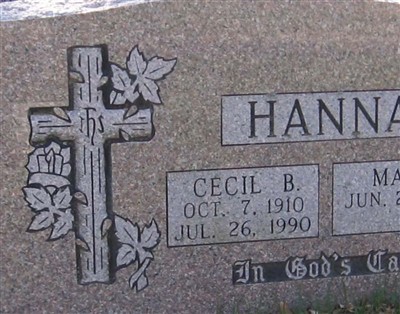 Cecil Bertrum Hanna on Sysoon