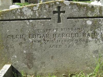 Cecil Edgard Harold Hampton on Sysoon