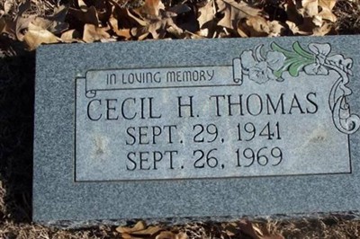 Cecil H. Thomas on Sysoon