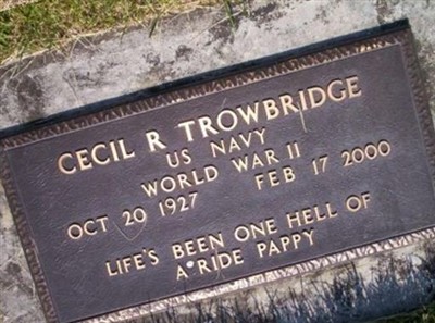 Cecil R. Trowbridge on Sysoon
