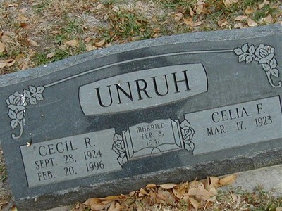 Cecil R Unruh on Sysoon