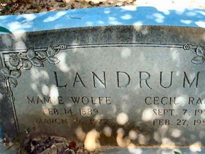 Cecil Ralph Landrum on Sysoon
