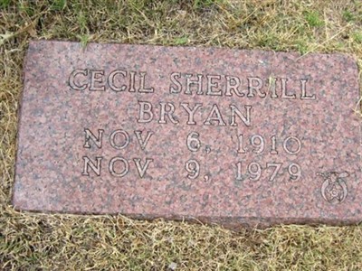 Cecil Sherrill Bryan on Sysoon